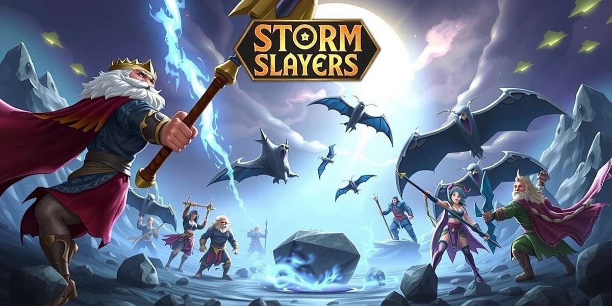 Storm Slayers - Epic Mythological Battles Storm Slayers gameplay featuring mythological characters in battle